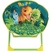 FUN HOUSE JURASSIC WORLD Zetel maan dinosaurussen - Opvouwbaar - H.47 x B.54 x D.42 cm - Voor kinderen