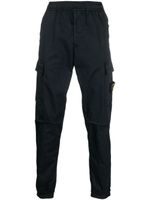 Stone Island pantalon cargo à patch Compass - Bleu - thumbnail