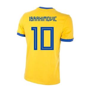 Zweden Retro Voetbalshirt 1970's + Ibrahimovic 10