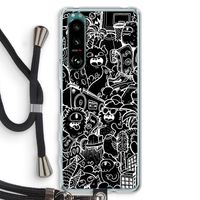 Vexx Black City : Sony Xperia 5 III Transparant Hoesje met koord