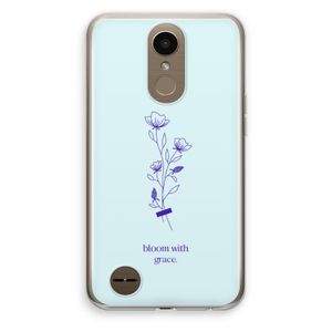 Bloom with grace: LG K10 (2017) Transparant Hoesje