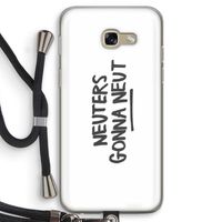 Neuters: Samsung Galaxy A5 (2017) Transparant Hoesje met koord