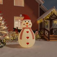 Sneeuwpop opblaasbaar met LED's 250 cm - thumbnail