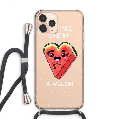 One In A Melon: iPhone 11 Pro Max Transparant Hoesje met koord