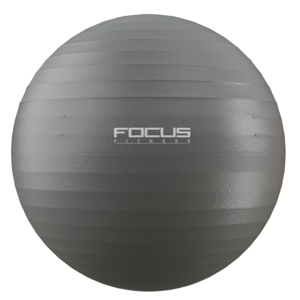 Gym Ball - Focus Fitness - Zwart - 75 cm