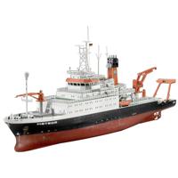 Revell German Research Vessel Meteor Onderzoeksschipmodel Montagekit 1:300 - thumbnail