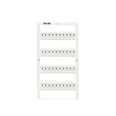 WAGO 793-5518 Markeringskaarten Wit 5 stuk(s)