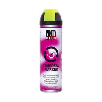 Sprayverf Pintyplus Tech T146 Tijdelijk Geel 500 ml