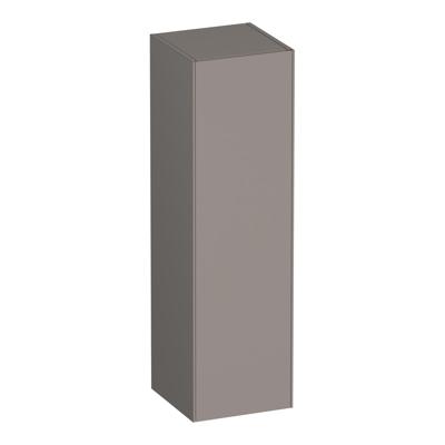 Brauer Inspire - Hoge Kast - 120 cm - 1 Deur - Greeploos - Linksdraaiend - Mat Taupe