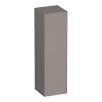 Brauer Inspire - Hoge Kast - 120 cm - 1 Deur - Greeploos - Linksdraaiend - Mat Taupe