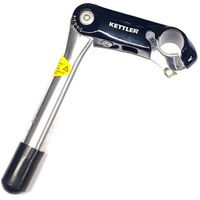 HL stuurpen verstelbaar 25,4/90/180 mm aluminium zilver/zwart - thumbnail