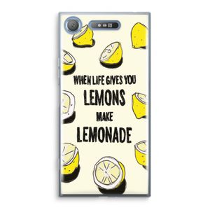 Lemonade: Sony Xperia XZ1 Transparant Hoesje