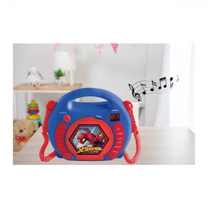 Lexibook Spiderman Draagbare cd-speler Blauw, Rood