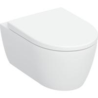 Geberit iCon Wandclosetset - 53x35cm - diepspoel - rimless - TurboFlush - KeraTect - softclose en quickrelease zitting - glans wit 503.045.00.8