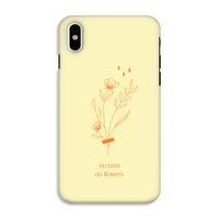 No rain no flowers: iPhone XS Tough Case