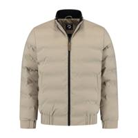 Travelin' Men - short jacket - Taupe - Maat XXL Travelin' Men - short jacket - Taupe - Maat XXL