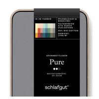 Schlafgut Schlafgut Pure Jersey Hoeslaken L - 140x200 - 160x220 128 Grey Mid - thumbnail