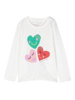 Stella McCartney Kids t-shirt à cœurs imprimés - Blanc - thumbnail