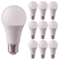 10x E27 LED Lamp - 8,5 Watt 806 Lumen - 4000K Neutraal wit - Vervangt 60 Watt - E27 fitting - A60 lamp - Grote fitting