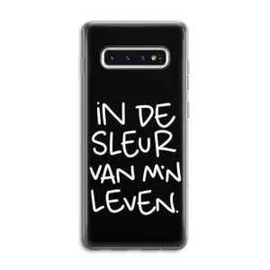 De Sleur: Samsung Galaxy S10 4G Transparant Hoesje