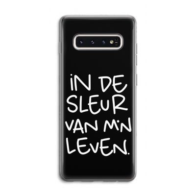 De Sleur: Samsung Galaxy S10 4G Transparant Hoesje