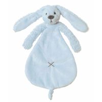 Knuffel tuttel konijn blauw 25 cm