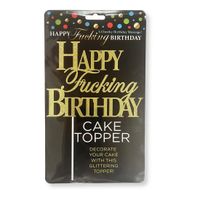 Happy F&apos;ing Birthday Cake Topper