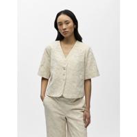 Object - Beige | Dames | Blazer | Beige | 38 | regular | Kamst mode