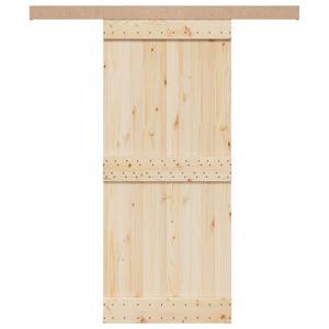 VidaXL Beslagset schuifdeur 183 cm aluminiumlegering zilverkleurig