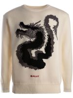 Bally pull à motif dragon - Tons neutres - thumbnail