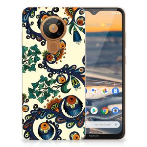 Siliconen Hoesje Nokia 5.3 Barok Flower