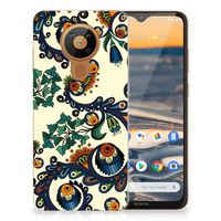 Siliconen Hoesje Nokia 5.3 Barok Flower