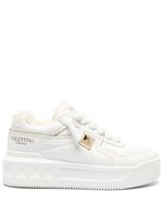 Valentino Garavani baskets One Stud XL à plateforme - Blanc - thumbnail