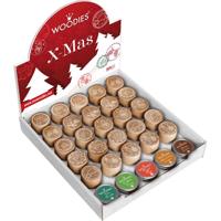 Christmas afbeelding woodies display