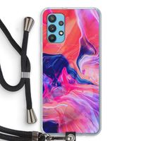 Earth And Ocean: Samsung Galaxy A32 4G Transparant Hoesje met koord