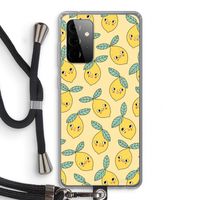 Citroenen: Samsung Galaxy A72 5G Transparant Hoesje met koord