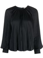 Ulla Johnson blouse plissée à manches longues - Noir