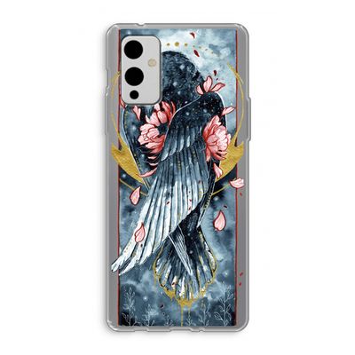 Golden Raven: OnePlus 9 Transparant Hoesje