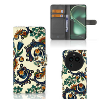 Wallet Case OPPO Find X6 Pro Barok Flower - thumbnail