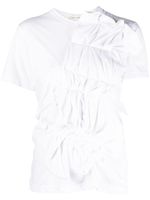 Comme Des Garçons t-shirt à fronces - Blanc