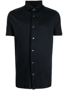 Emporio Armani chemise boutonnée à manches courtes - Bleu