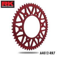 RK Chain wheel 520 52z alu red anodized. self-cl