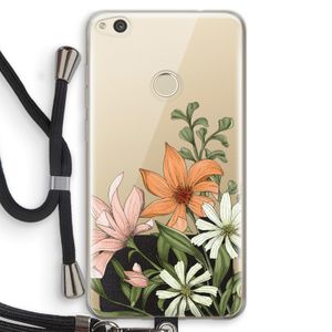 Floral bouquet: Huawei Ascend P8 Lite (2017) Transparant Hoesje met koord