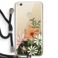 Floral bouquet: Huawei Ascend P8 Lite (2017) Transparant Hoesje met koord