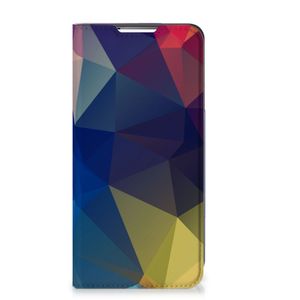 Samsung Galaxy S22 Plus Stand Case Polygon Dark