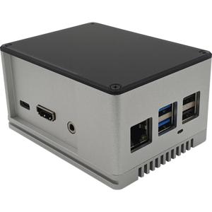 Radxa RockPi_GH_PROHP_SV SBC-behuizing Geschikt voor serie: Rock Pi Zilver