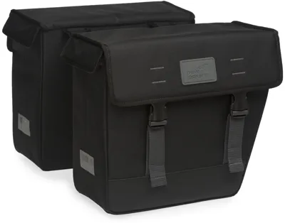 Dubbele fietstas New Looxs Origin Double Hybride - Black - 33 ltr.