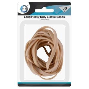 DID Elastiekjes - rubber - 30 gram - brede elastieken - hobby/kantoor