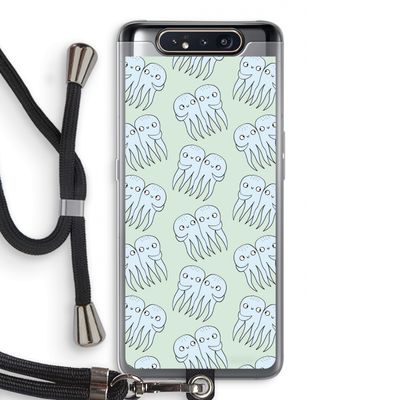 Octopussen: Samsung Galaxy A80 Transparant Hoesje met koord