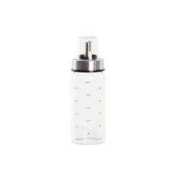 Flesje DKD Home Decor 200 ml 6 x 6 x 16,5 cm Transparant Roestvrij staal Borosilicaatglas